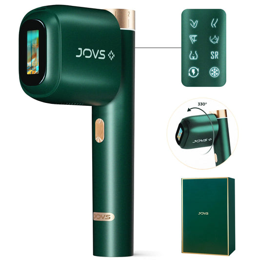 JOVS IPL device, ice-cooling tech, 6 modes, painless full body treatment