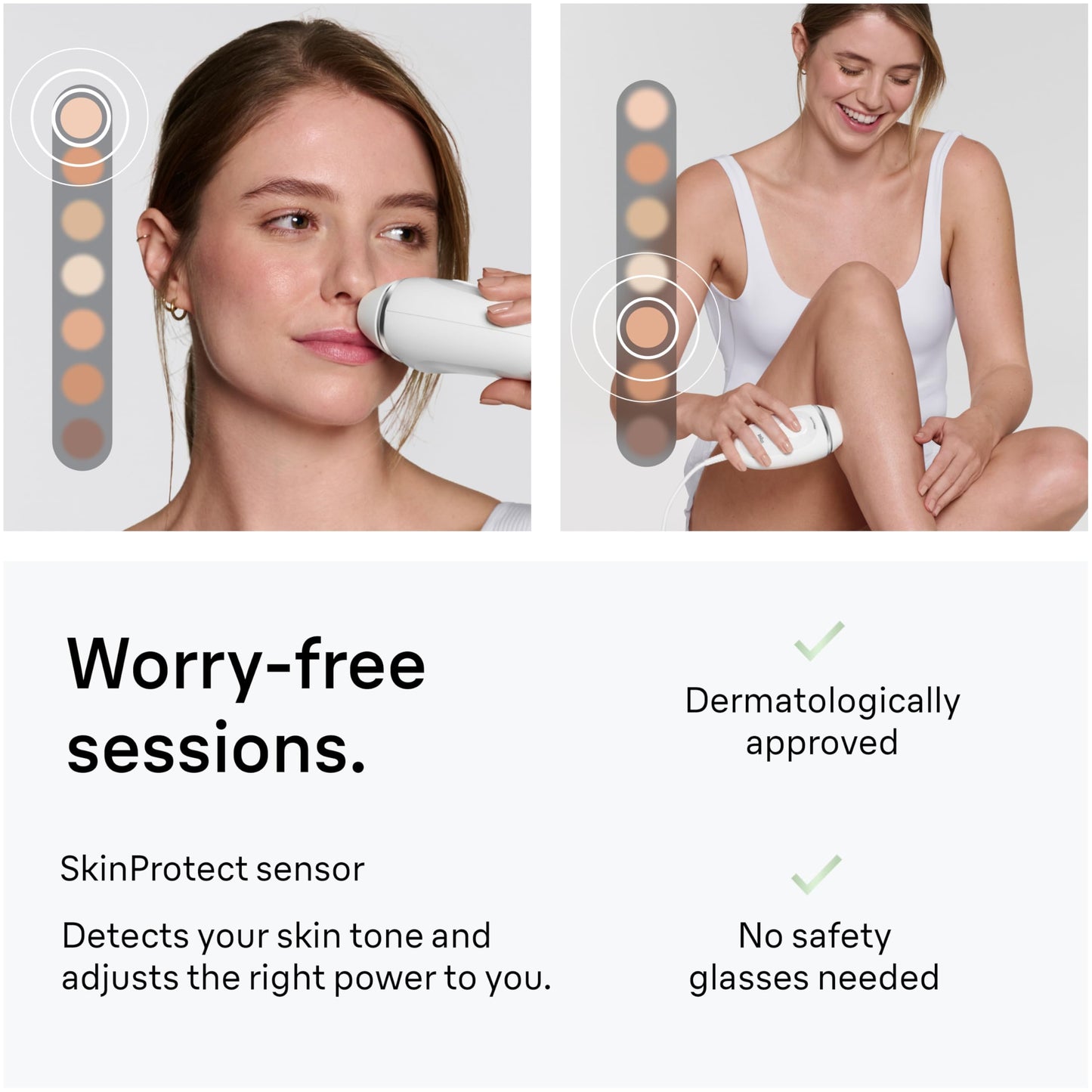 Braun IPL Mini Silk·Expert IPL1115, compact device, permanent hair reduction at home