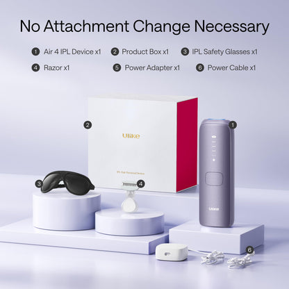 Ulike Air 4 IPL, ice-cooling, fast 10min sessions, home hair removal
