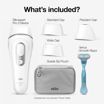 Braun Silk·Expert Pro 3 PL3221, full body & face IPL, long-lasting hair reduction