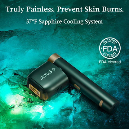 JOVS IPL device, ice-cooling tech, 6 modes, painless full body treatment