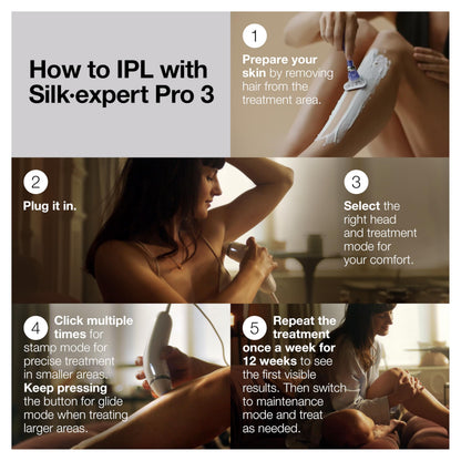 Braun Silk·Expert Pro 3 PL3221, full body & face IPL, long-lasting hair reduction
