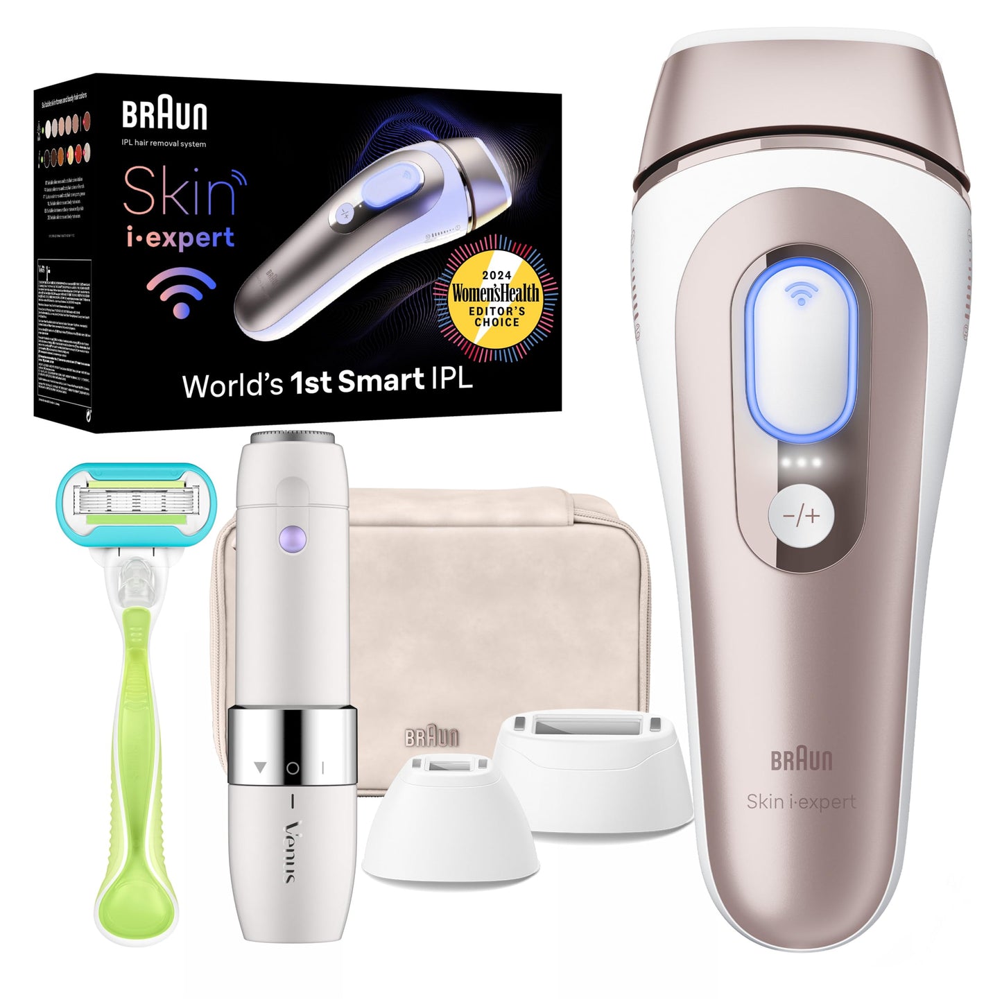 Braun Skin i-Expert Pro 7 IPL PL7219, smart app, 2 heads, full body use